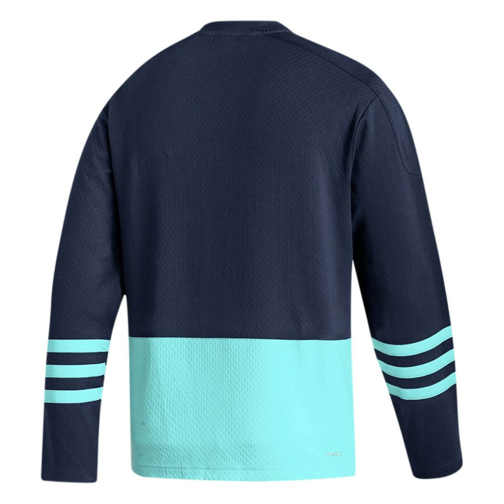 NHL Seattle Kraken adidas Logo AEROREADY Pullover Sweater