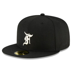 Black MLB New Era Fear of God Essentials 59FIFTY Fitted Hat