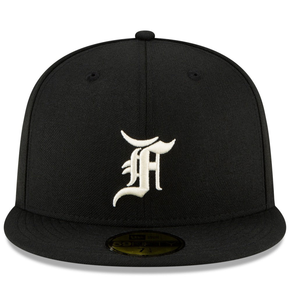 Black MLB New Era Fear of God Essentials 59FIFTY Fitted Hat