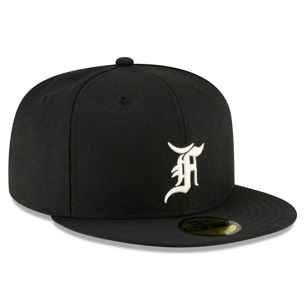 Black MLB New Era Fear of God Essentials 59FIFTY Fitted Hat
