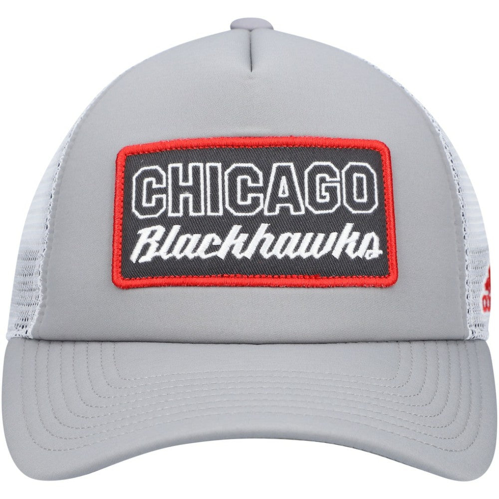 NHL Chicago Blackhawks adidas Locker Room Foam Trucker Snapback Hat