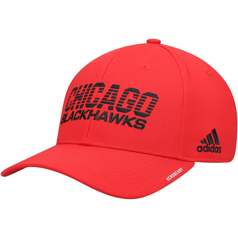 NHL Chicago Blackhawks adidas 2021 Locker Room AEROREADY Flex Hat