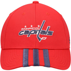 NHL Washington Capitals adidas Locker Room Three Stripe Adjustable Hat