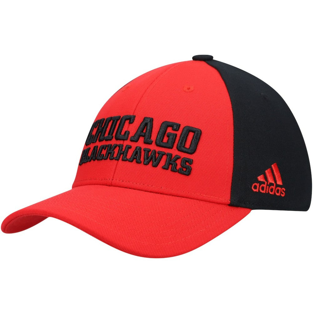 NHL Chicago Blackhawks adidas Locker Room Adjustable Hat