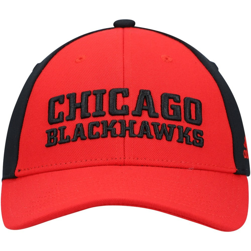 NHL Chicago Blackhawks adidas Locker Room Adjustable Hat
