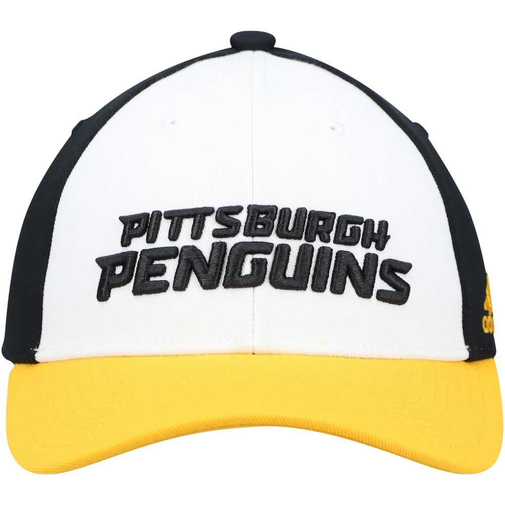 NHL Pittsburgh Penguins adidas Locker Room Adjustable Hat
