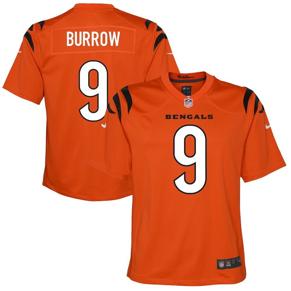 Joe Burrow  Youth Game Jersey - Cincinnati Bengals Jerseys