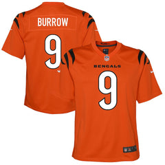 Joe Burrow  Youth Game Jersey - Cincinnati Bengals Jerseys