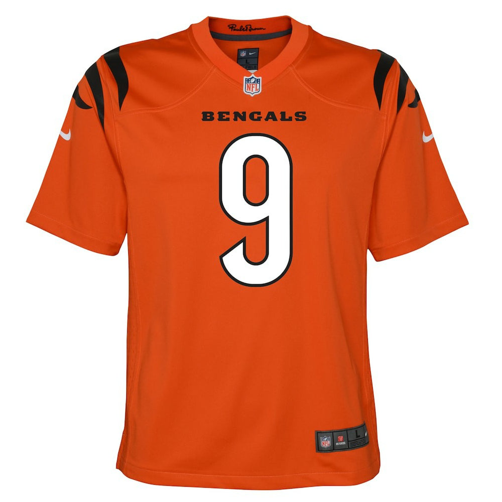 Joe Burrow  Youth Game Jersey - Cincinnati Bengals Jerseys