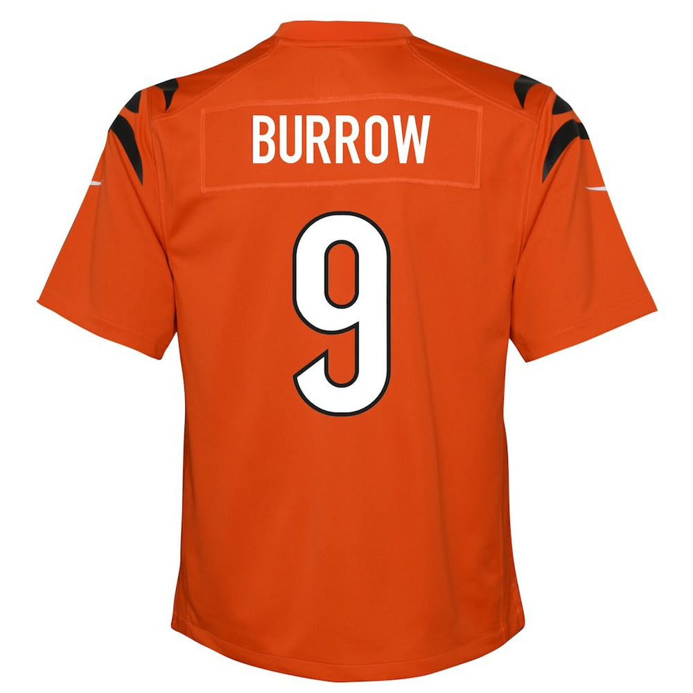 Joe Burrow  Youth Game Jersey - Cincinnati Bengals Jerseys