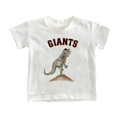 White San Francisco Giants Tiny Turnip Youth TT Rex T-Shirt