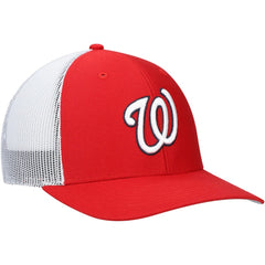 Red/White Washington Nationals '47 Primary Logo Trucker Snapback Hat