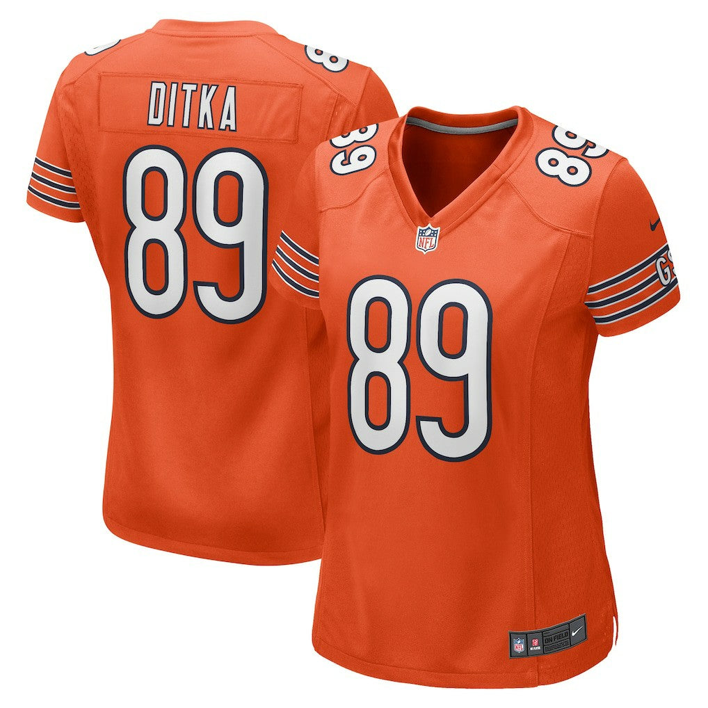 Mike Ditka  Women's Retired Player Jersey - Chicago Bears Jerseys