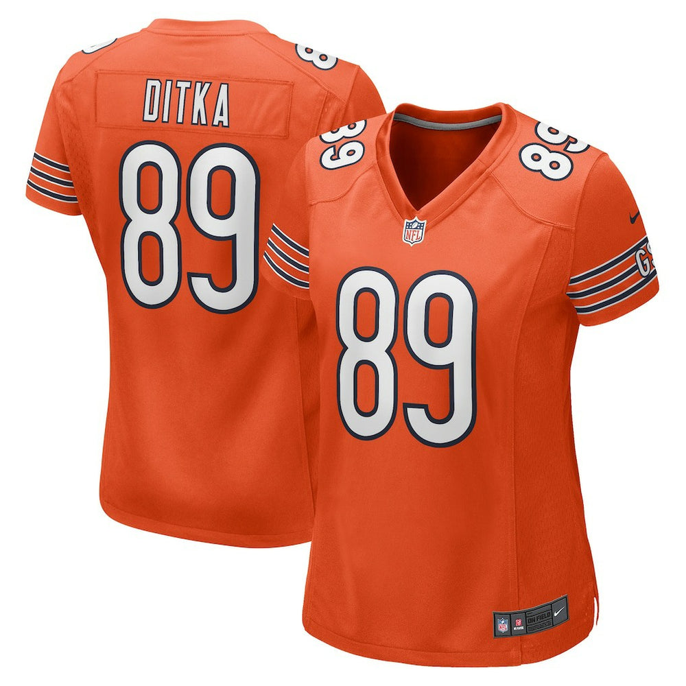 Mike Ditka  Women's Retired Player Jersey - Chicago Bears Jerseys