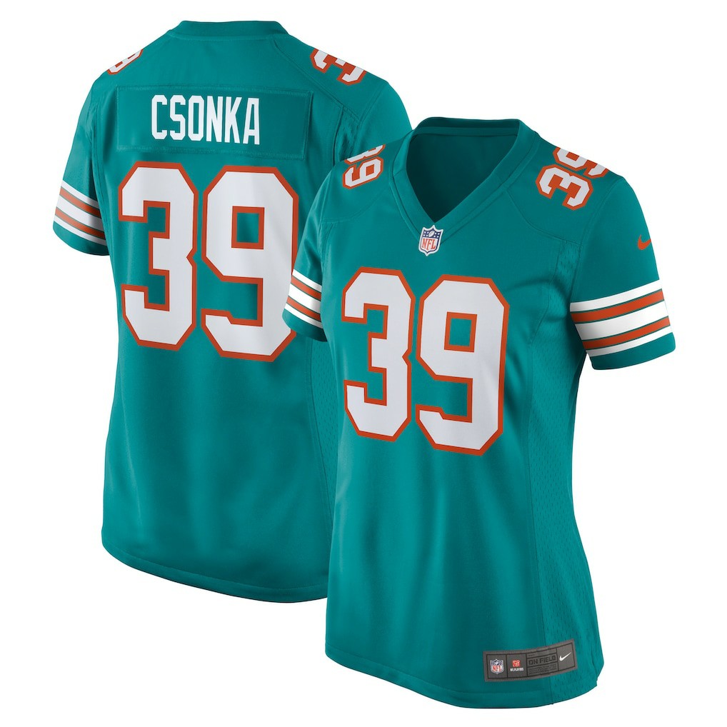 Larry Csonka  Women's Retired Player Jersey - Miami Dolphins Jerseys