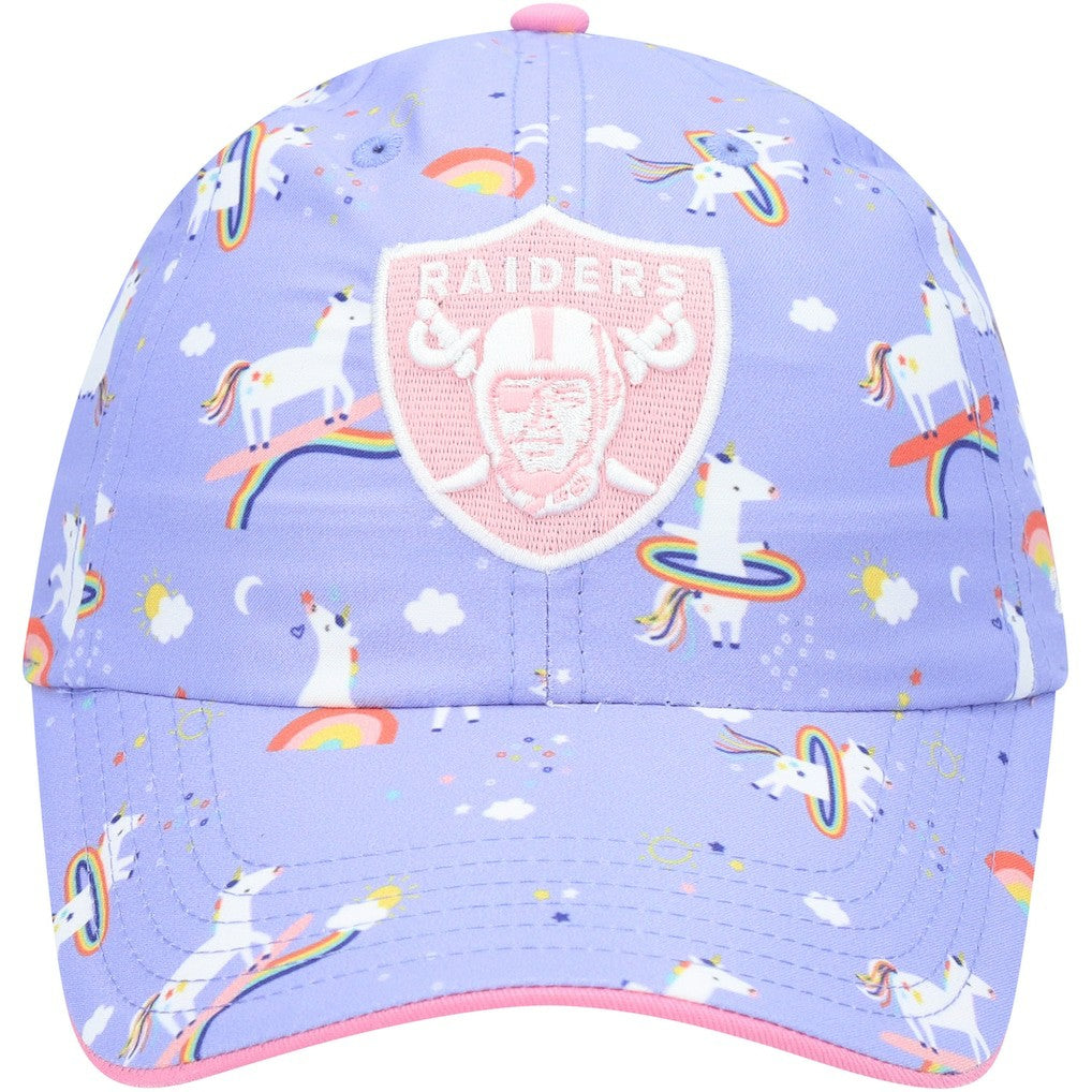 '47 Girls Preschool Unicorn Clean Up Adjustable Hat - Las Vegas Raiders Hats