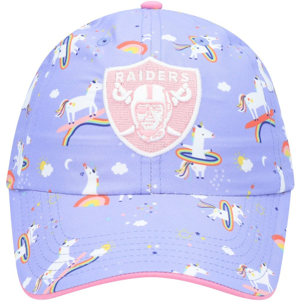'47 Girls Preschool Unicorn Clean Up Adjustable Hat - Las Vegas Raiders Hats