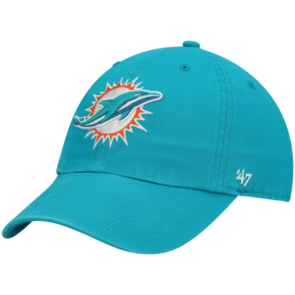 '47 Youth Logo Clean Up Adjustable Hat - Miami Dolphins Hats