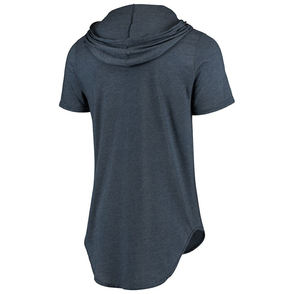 Majestic Threads Primary Logo Tri-Blend Hoodie T-Shirt - Chicago Bears Hoodies