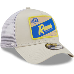 Happy Camper A-Frame Trucker 9FORTY Snapback Hat - Los Angeles Rams Hats