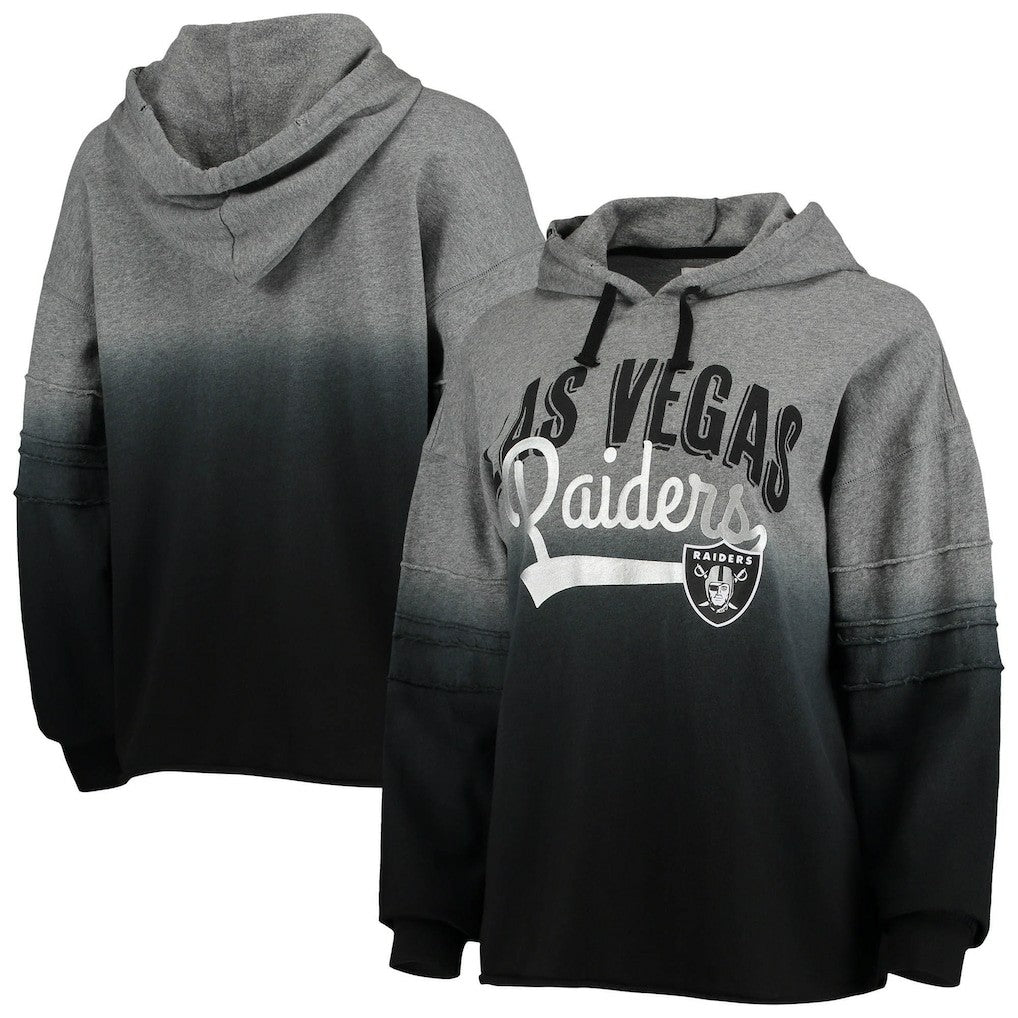 Touch Women's Superstar Dip-Dye Pullover Hoodie - Las Vegas Raiders Hoodies