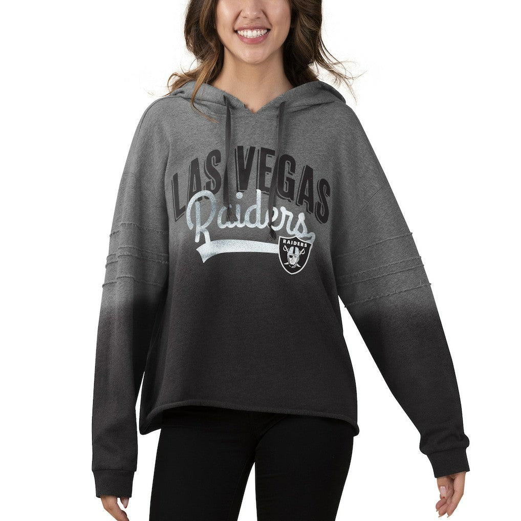 Touch Women's Superstar Dip-Dye Pullover Hoodie - Las Vegas Raiders Hoodies