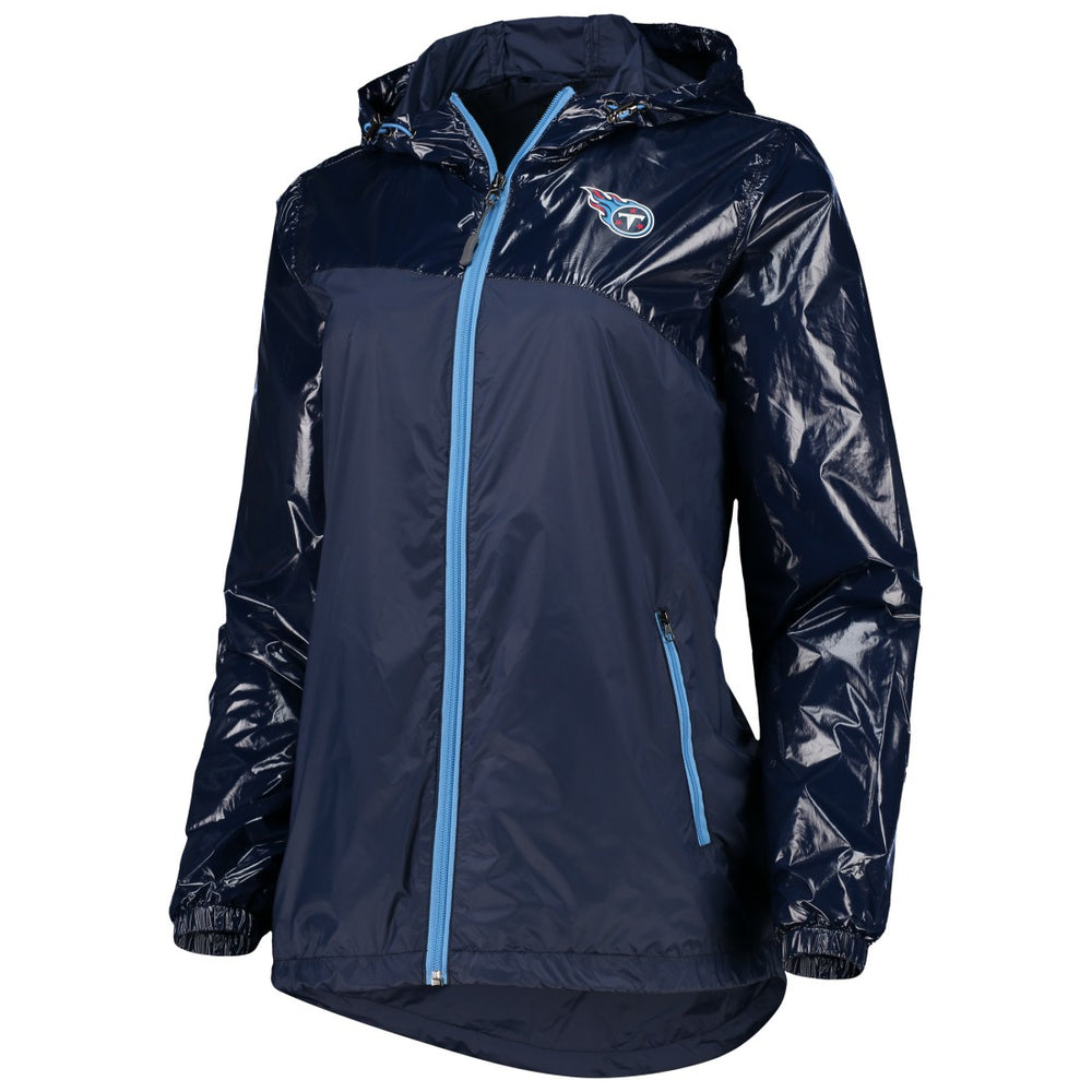 G-III 4Her by Carl Banks Women's Double-Coverage Full-Zip Hoodie Jacket - Tennessee Titans Hoodies