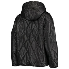MSX by Michael Strahan Women's Charlotte Full-Zip Hoodie Puffer Jacket - Las Vegas Raiders Hoodies