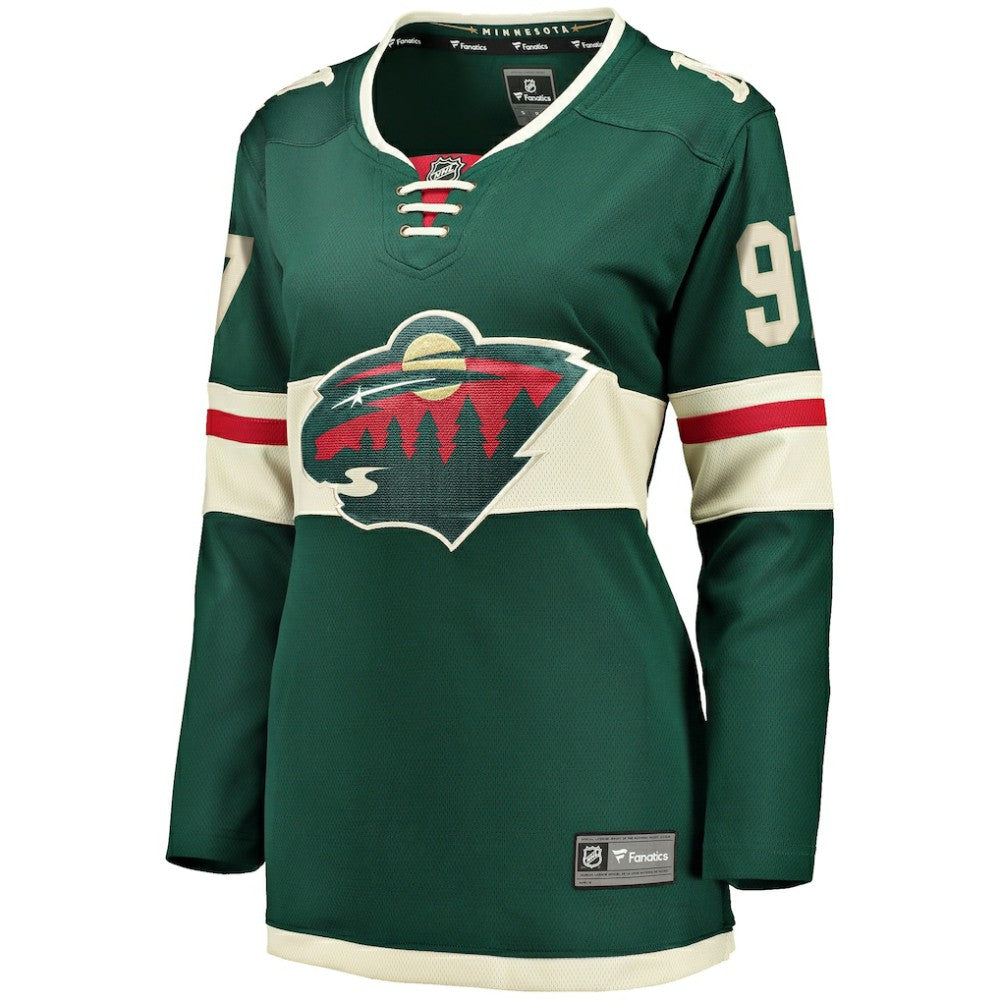 NHL Kirill Kaprizov Minnesota Wild Fanatics Women's Home Breakaway Replica Jersey