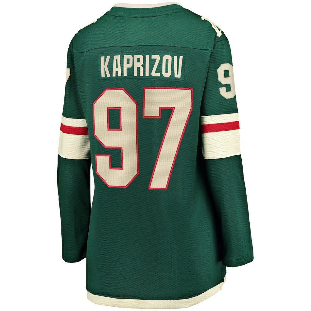 NHL Kirill Kaprizov Minnesota Wild Fanatics Women's Home Breakaway Replica Jersey