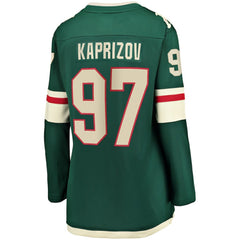NHL Kirill Kaprizov Minnesota Wild Fanatics Women's Home Breakaway Replica Jersey