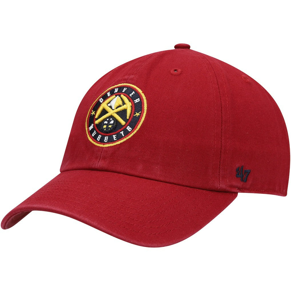 47 brand Denver Nuggets '47 Core Logo Clean Up Adjustable Hat sale