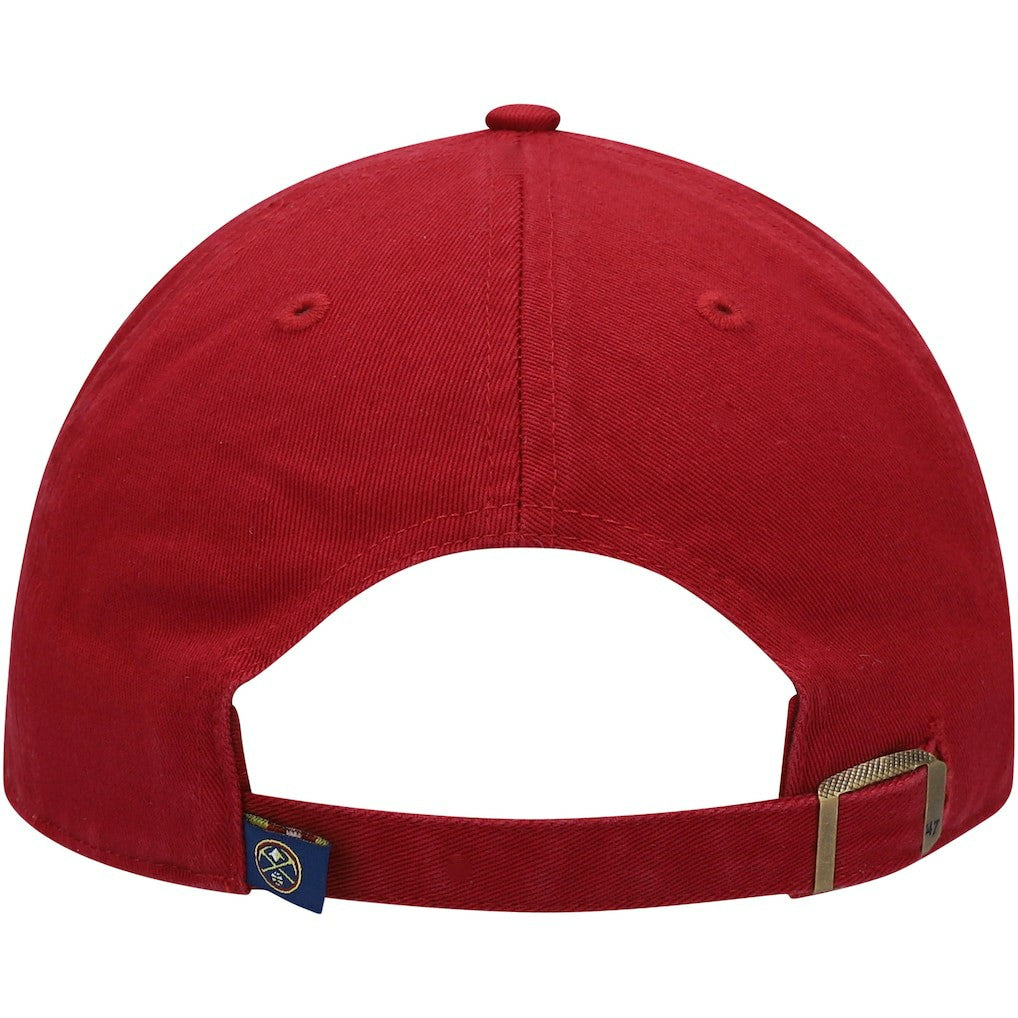 47 brand Denver Nuggets '47 Core Logo Clean Up Adjustable Hat sale
