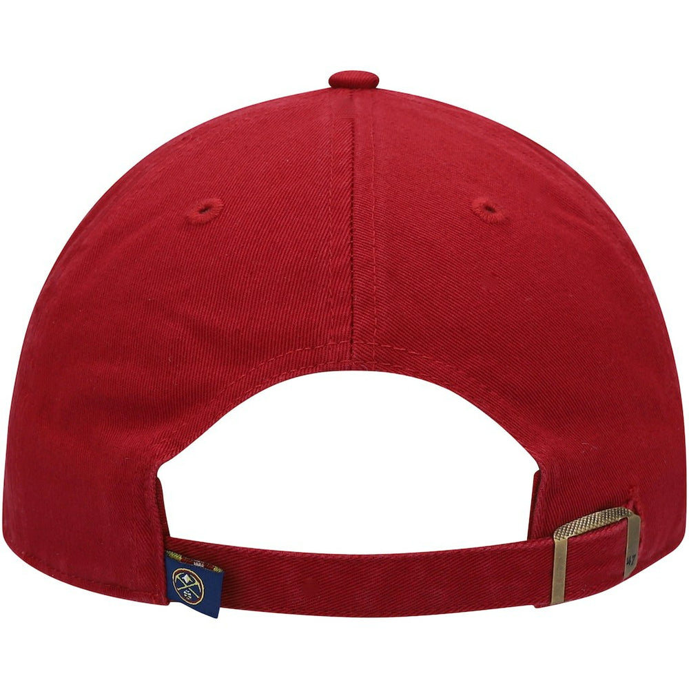 47 brand Denver Nuggets '47 Core Logo Clean Up Adjustable Hat sale
