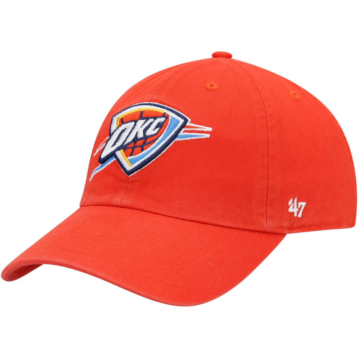 47 brand Oklahoma City Thunder '47 Core Logo Clean Up Adjustable Hat