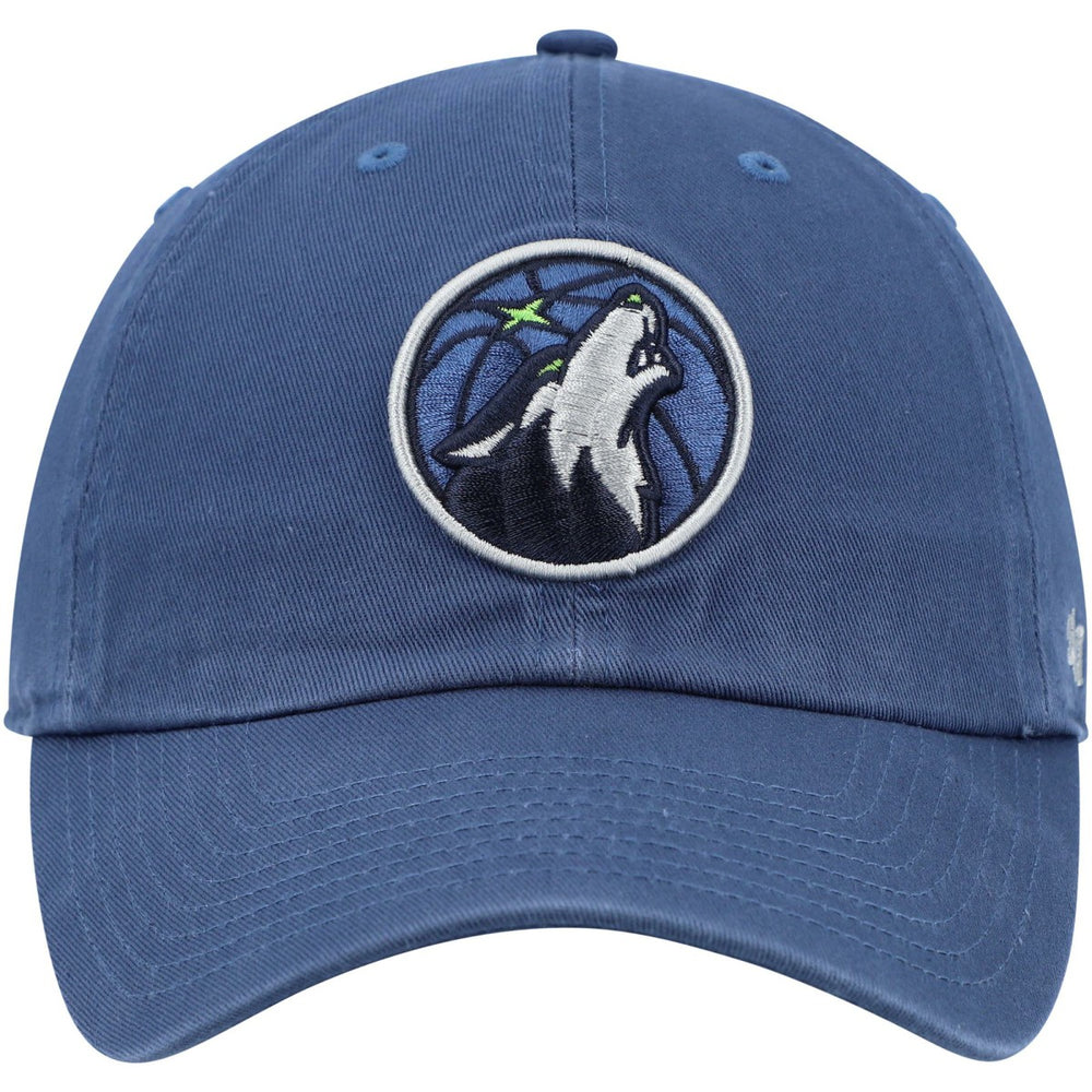 47 brand Minnesota Timberwolves '47 Core Logo Clean Up Adjustable Hat