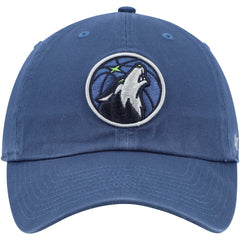 47 brand Minnesota Timberwolves '47 Core Logo Clean Up Adjustable Hat