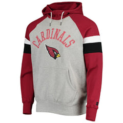 Starter Home Run Raglan Pullover Hoodie - Arizona Cardinals Hoodies