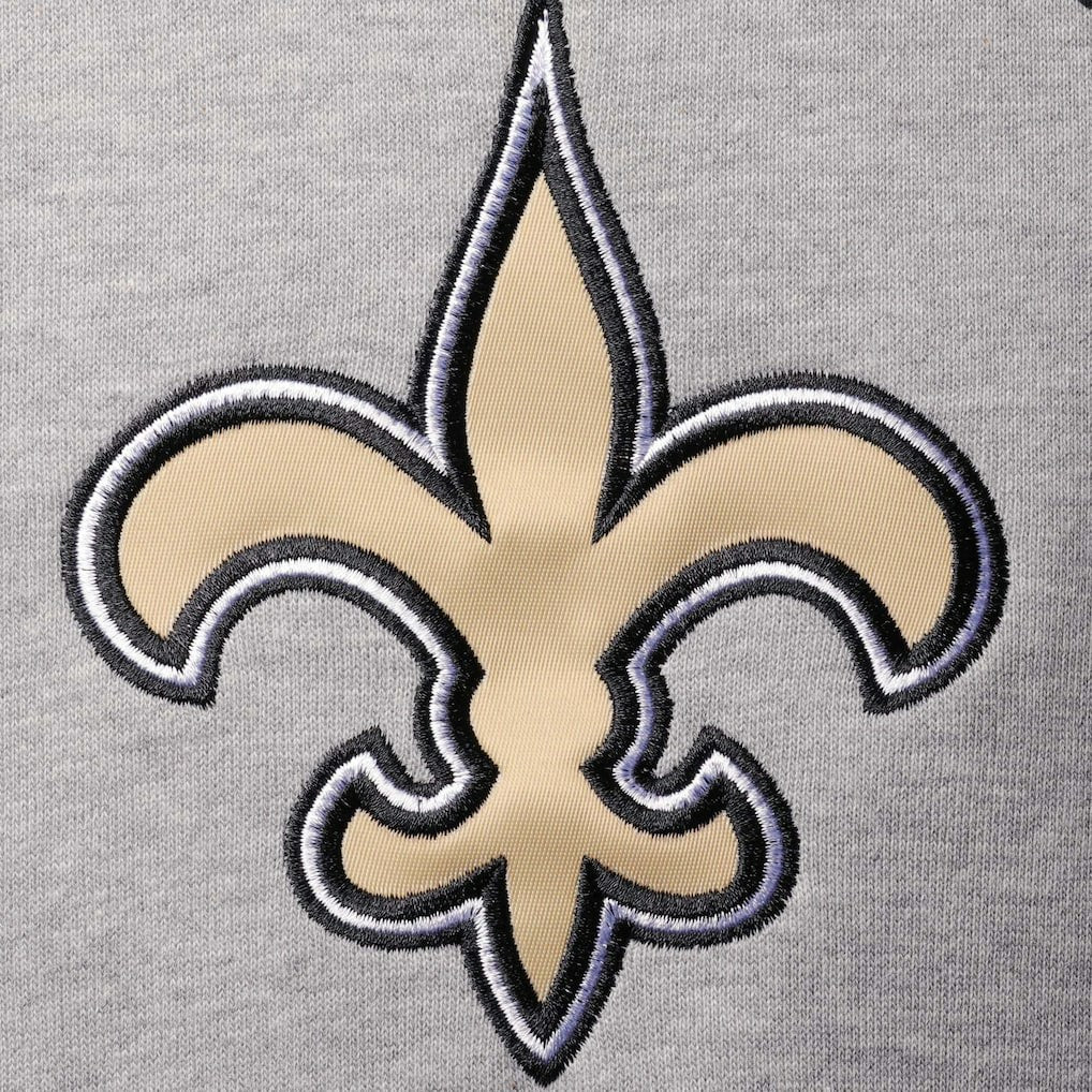 Starter Home Run Raglan Pullover Hoodie - New Orleans Saints Hoodies