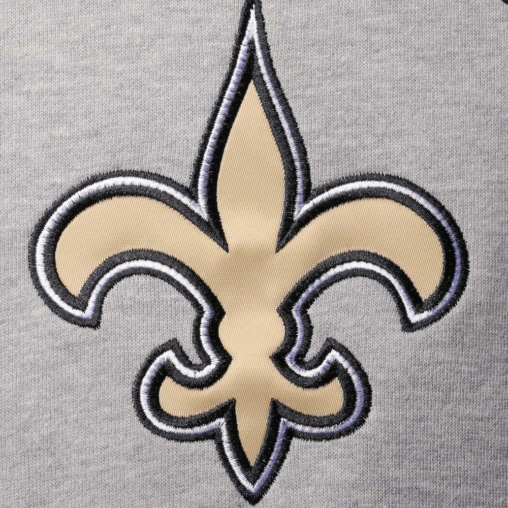 Starter Home Run Raglan Pullover Hoodie - New Orleans Saints Hoodies