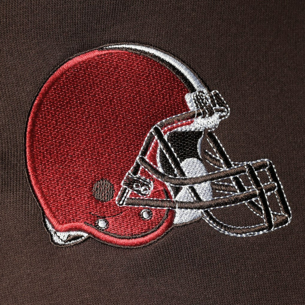 Starter Playoffs Color Block Full-Zip Hoodie - Cleveland Browns Hoodies