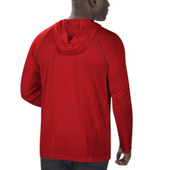Starter Raglan Long Sleeve Hoodie T-Shirt - Atlanta Falcons Hoodies