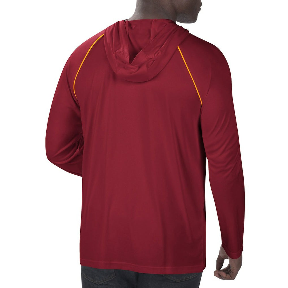 Washington Football Team Starter Raglan Long Sleeve Hoodie T-Shirt - Washington Commanders Hoodies