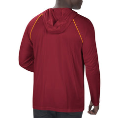 Washington Football Team Starter Raglan Long Sleeve Hoodie T-Shirt - Washington Commanders Hoodies