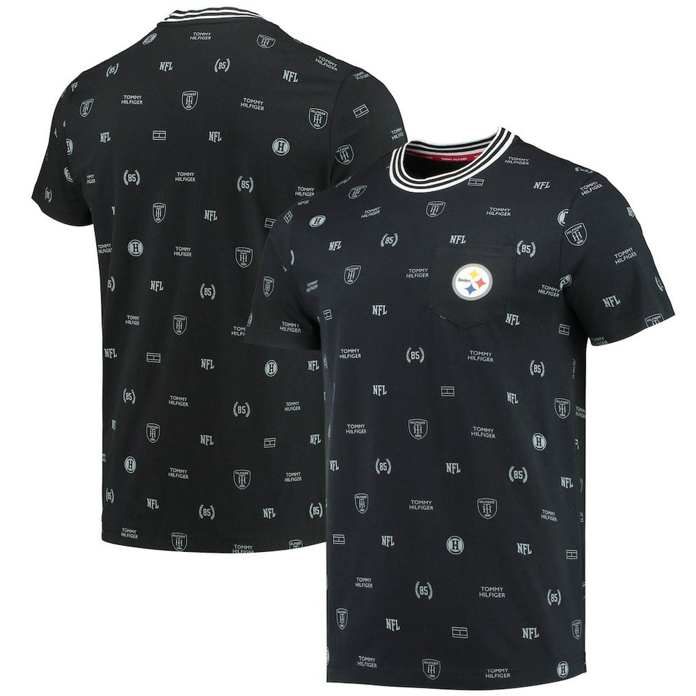 Tommy Hilfiger Essential Pocket T-Shirt - Pittsburgh Steelers T-shirts
