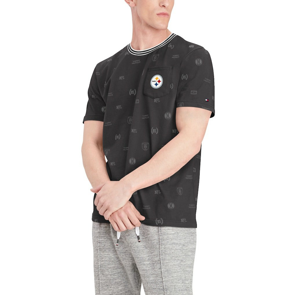 Tommy Hilfiger Essential Pocket T-Shirt - Pittsburgh Steelers T-shirts