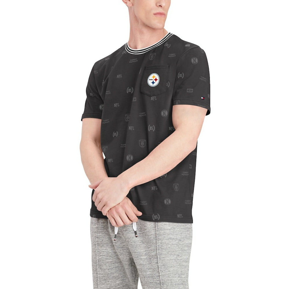 Tommy Hilfiger Essential Pocket T-Shirt - Pittsburgh Steelers T-shirts
