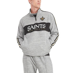Tommy Hilfiger Mario Quarter-Zip Jacket - New Orleans Saints Jackets
