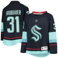 NHL Philipp Grubauer Seattle Kraken Youth Home Replica Player Jersey