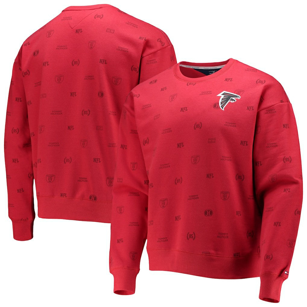 Tommy Hilfiger Reid Graphic Pullover Sweatshirt - Atlanta Falcons Pullover